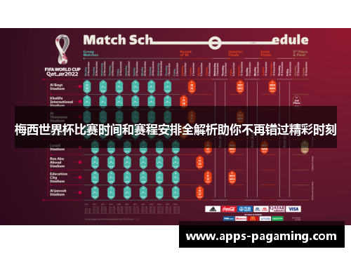 梅西世界杯比赛时间和赛程安排全解析助你不再错过精彩时刻