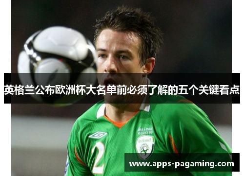 英格兰公布欧洲杯大名单前必须了解的五个关键看点